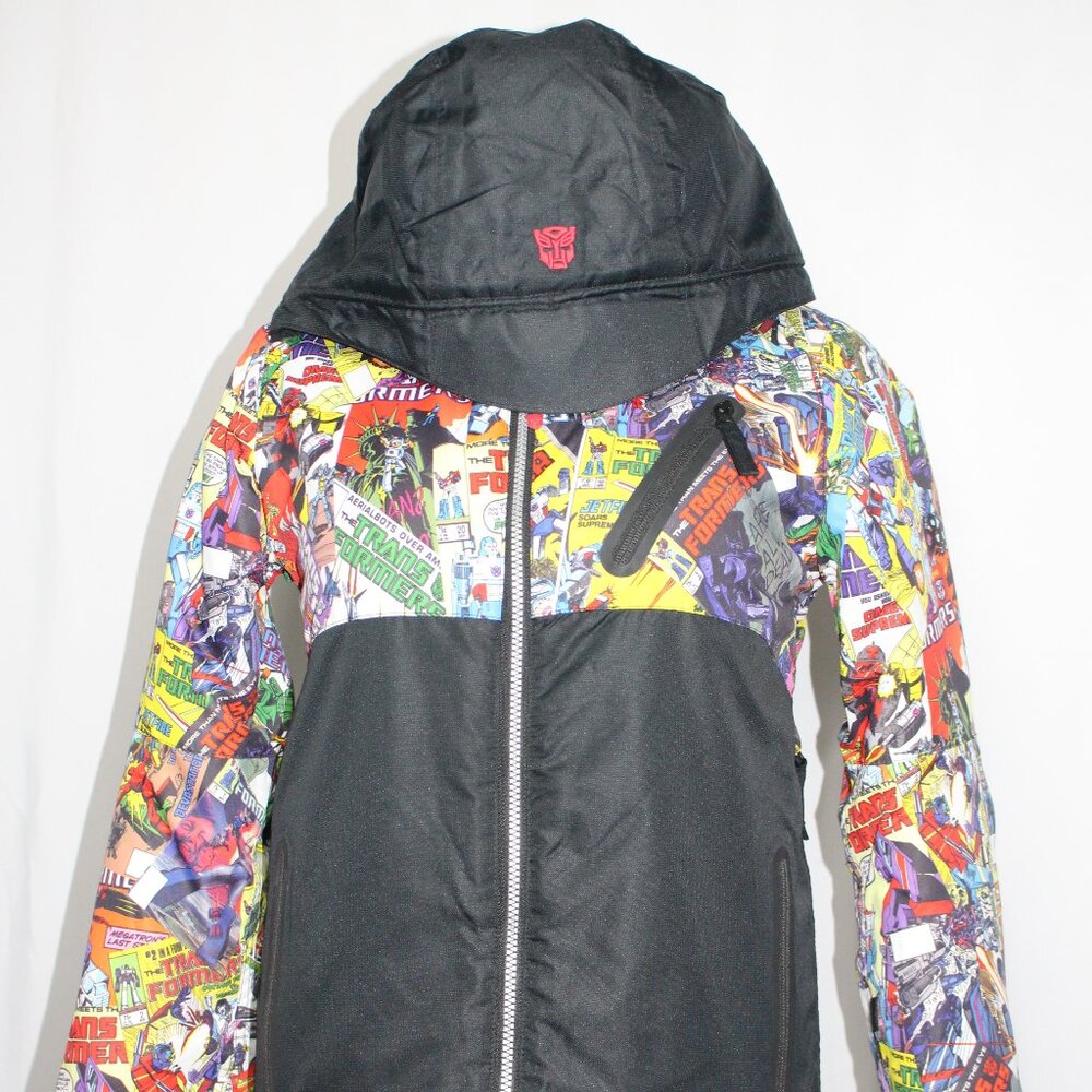 686 Transformers Comic Print Jacket Youth Medium